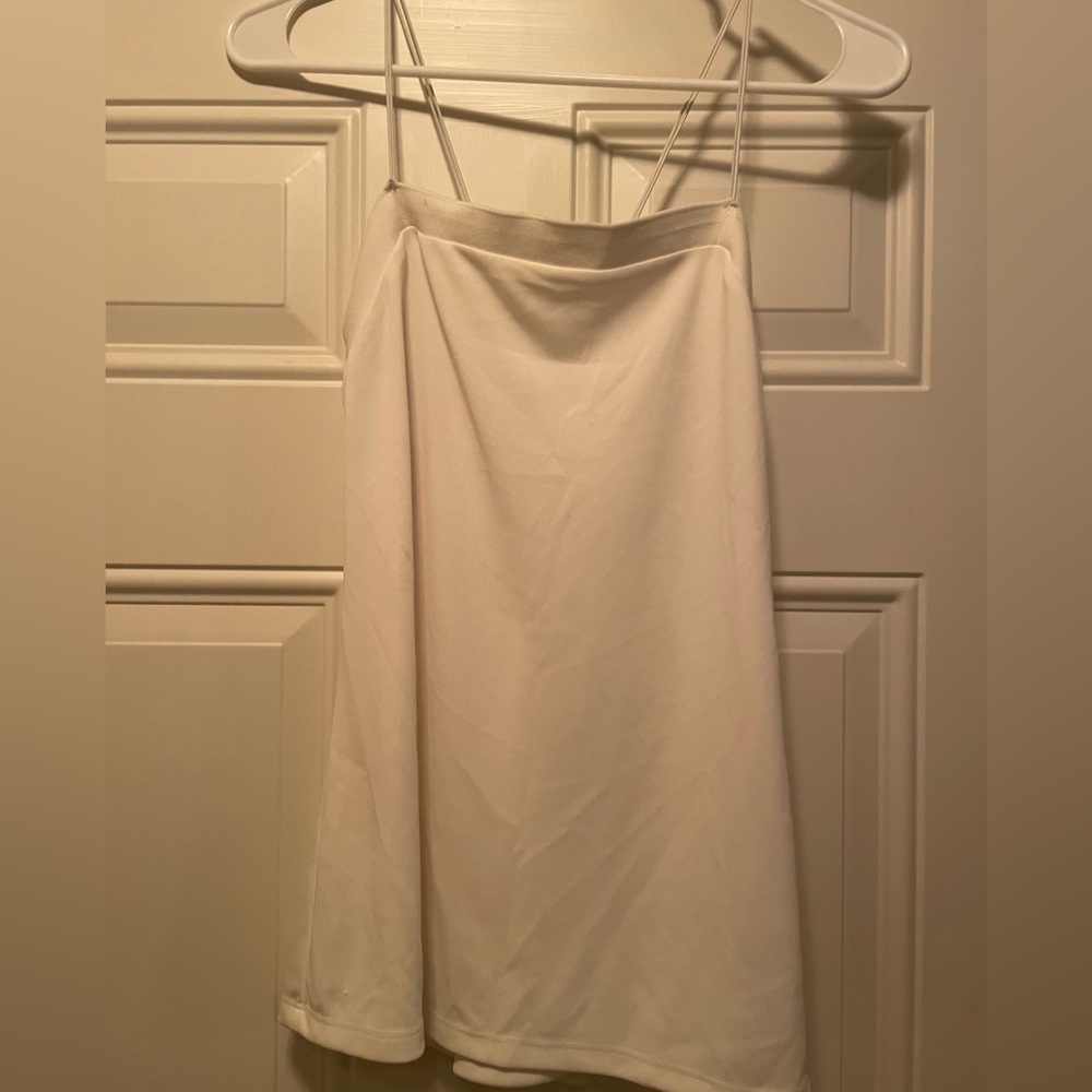 Express off white/beige strapy tank/camisole-size medium